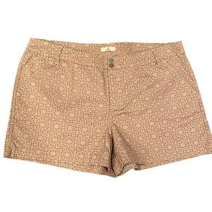 Ascend NEW Brown Trail Shorts with Geometric Print 16